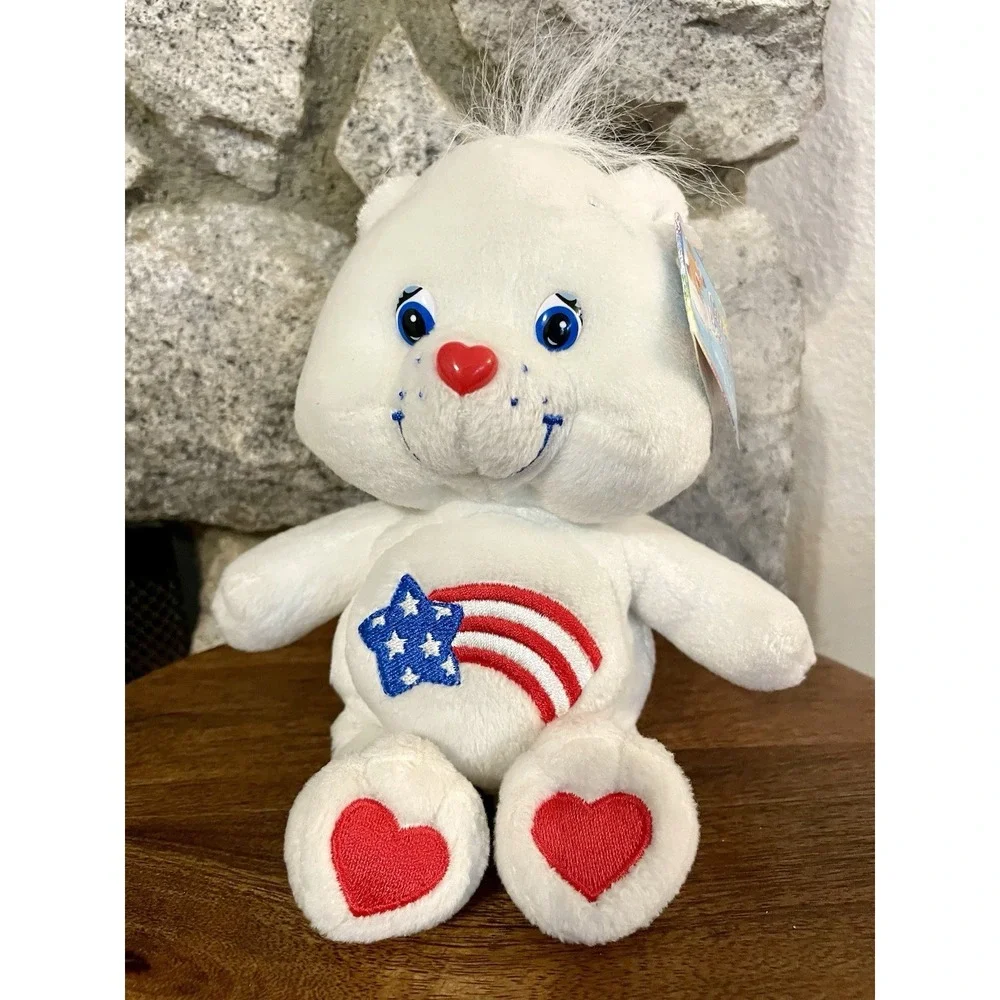 CARE BEARS America Cares Bear Vintage 2003 Plush Toy 8
